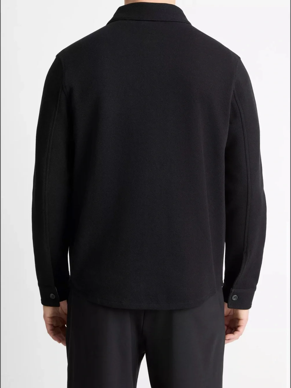 VINCE Splittable Wool-Blend Shirt Jacket Large